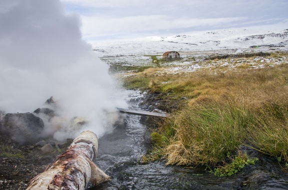 Activité géothermique de la ville de Hveragerdi