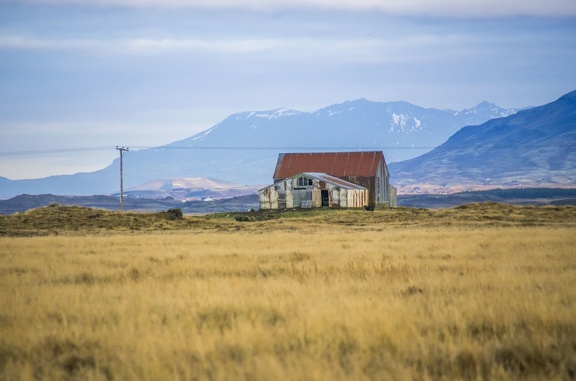 Sur la route entre Selfoss et Fludir